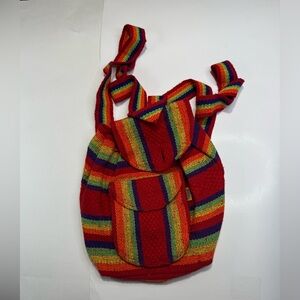 Mini Colorful Cloth Backpack